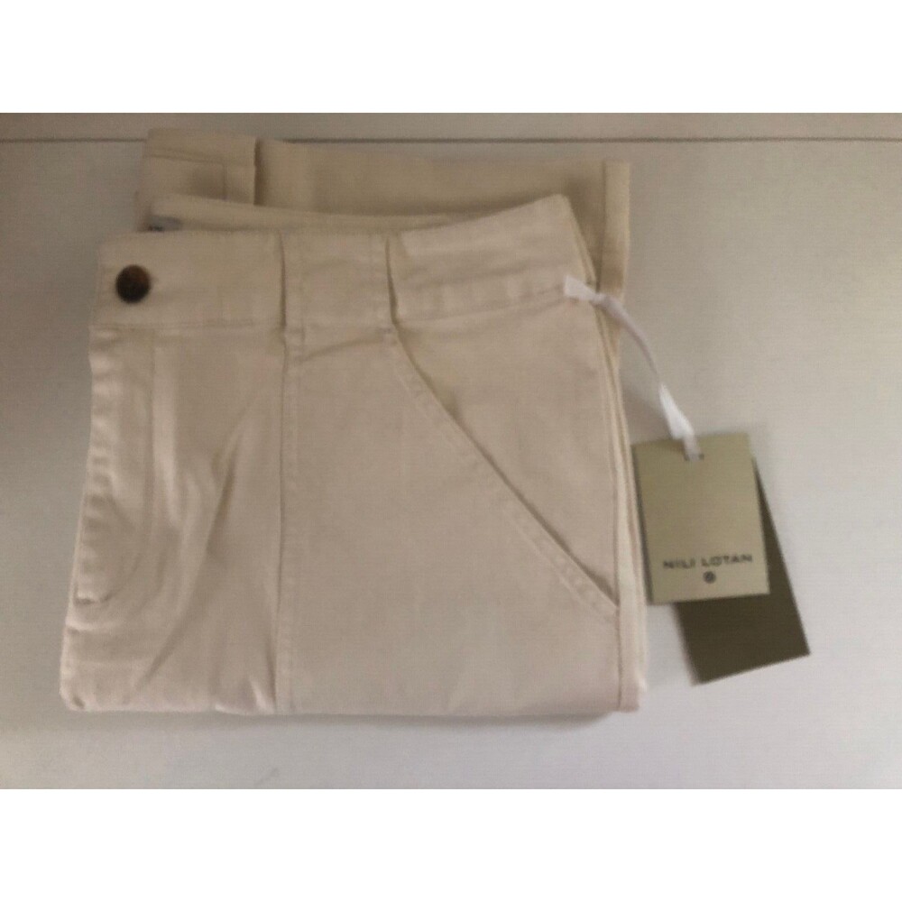 Nili Lotan Women's Pants Size 16 Birch/PCNL 313 Brand New with Tags